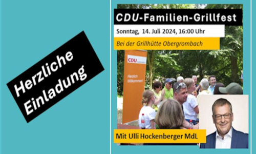 CDU-Grillfest für Mitglieder und Freunde der CDU