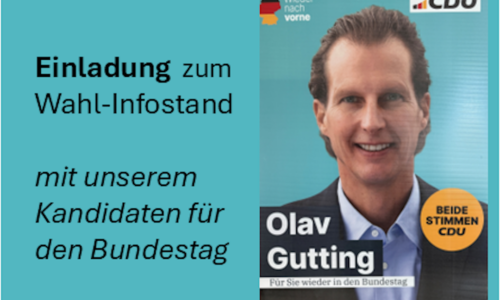 Wahl-Infostand Samstag 18. Januar 2025